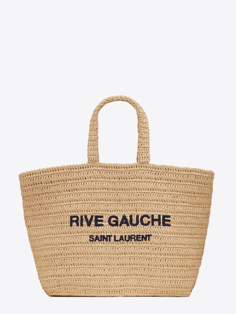YSL rive gauche tote in raffia bags 688864GAAA12086