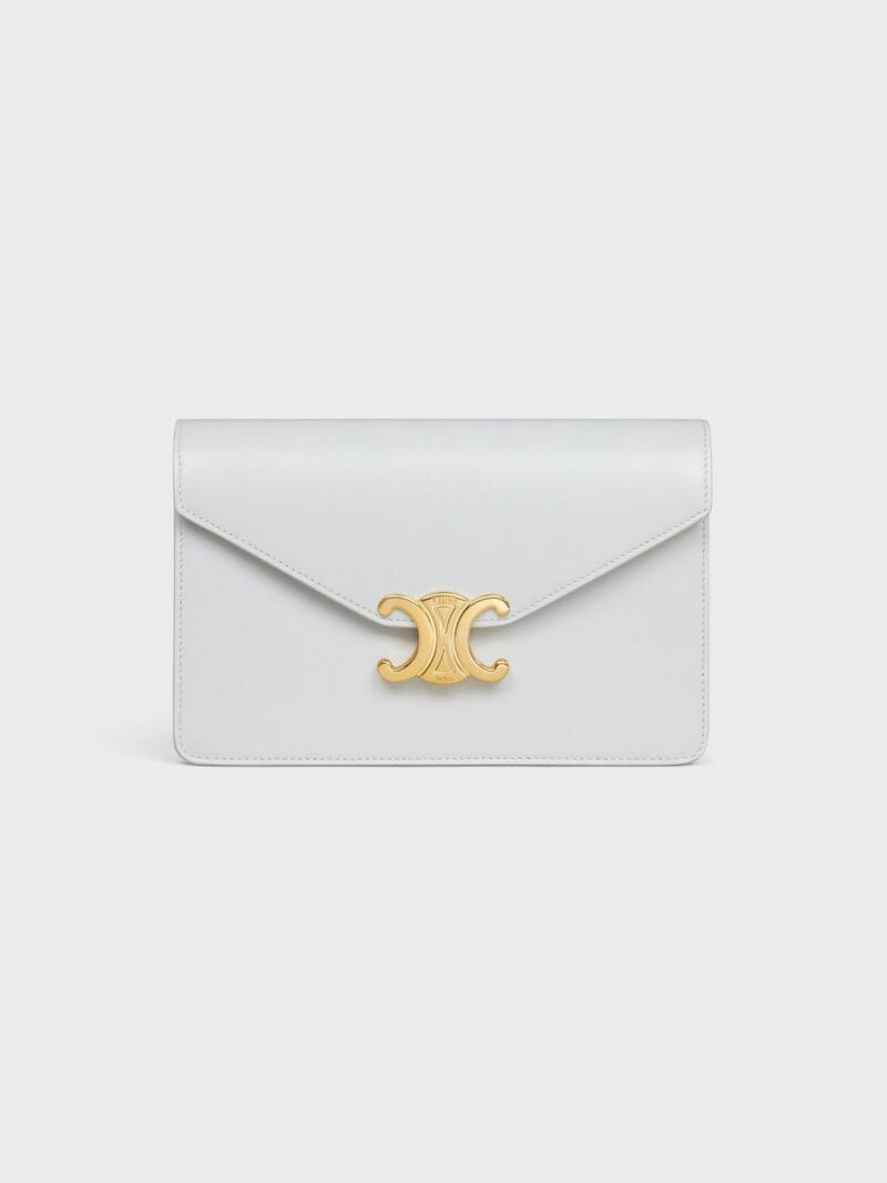 CELINE WALLET ON CHAIN MARGO in Shiny calfskin 10L033DPV.08OA