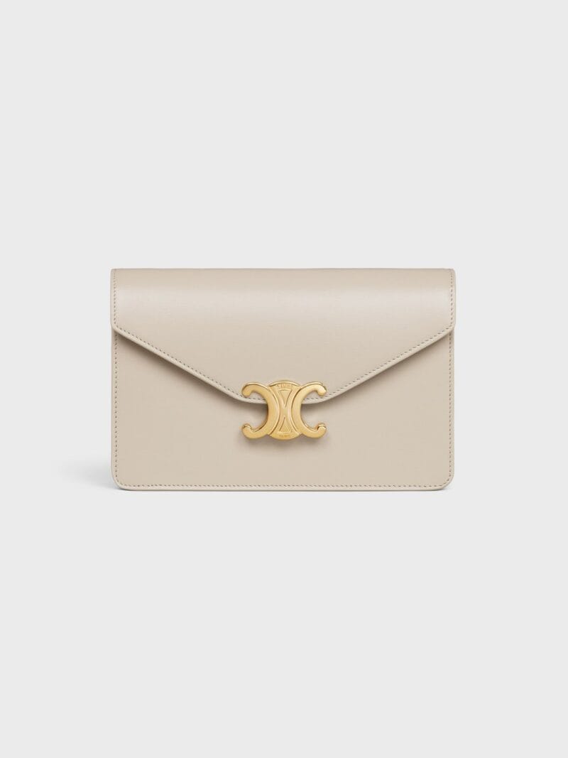 CELINE WALLET ON CHAIN MARGO in Shiny calfskin 10L033DPV.02LS