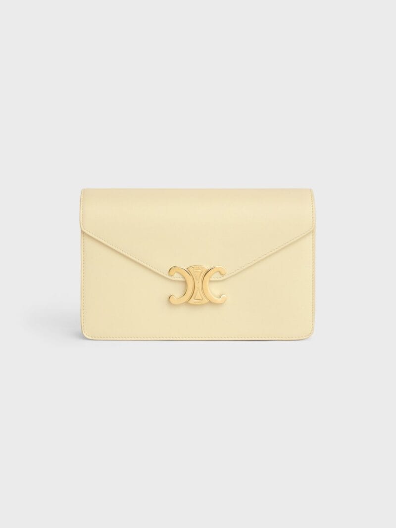 CELINE WALLET ON CHAIN MARGO in Shiny calfskin 10L033DPV.01SL