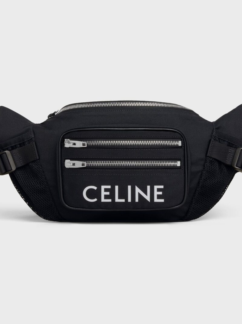 CELINE BELT BAG TREKKING IN NYLON WITH CELINE PRINT 198682DMT.38SI