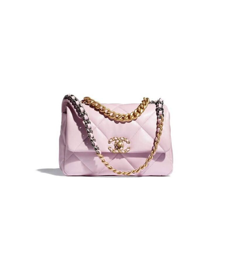 CHANEL 19 HANDBAG AS1160 PINK