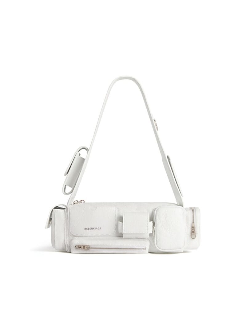 balenciaga Superbusy Xs Sling Bag in Optic White 762516210C89104