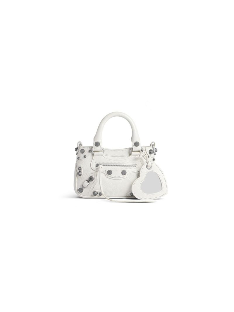 balenciaga Neo Cagole Mini Tote Bag in White 7856901VG9Y9104