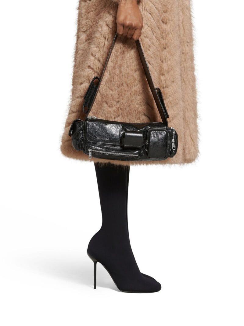 balenciaga uperbusy Xs Sling Bag in Black 762516210C81000