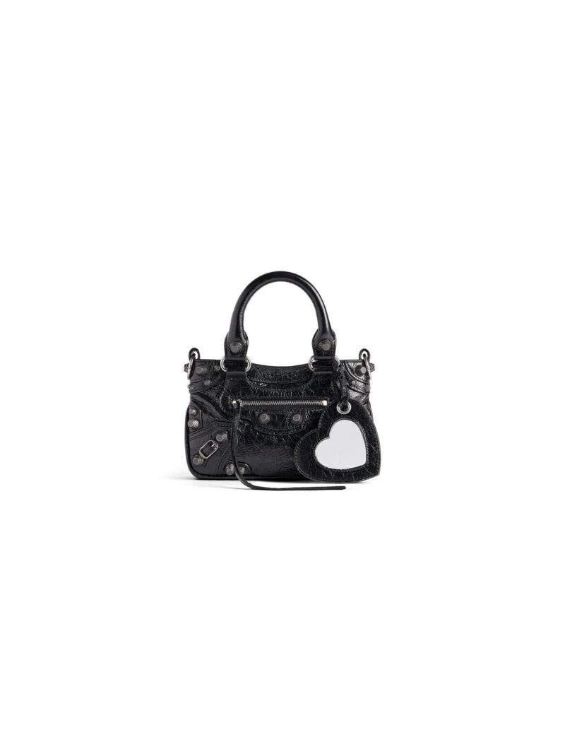balenciaga Neo Cagole Mini Tote Bag in Black 7856901VG9Y1000