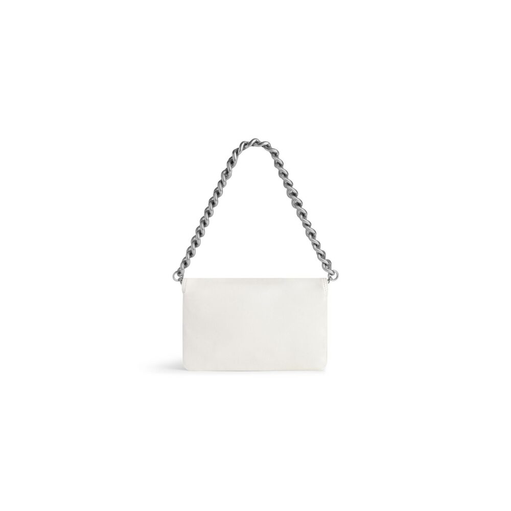 balenciaga Bb Soft Small Flap Bag in Optic White 7485982AAIY9001