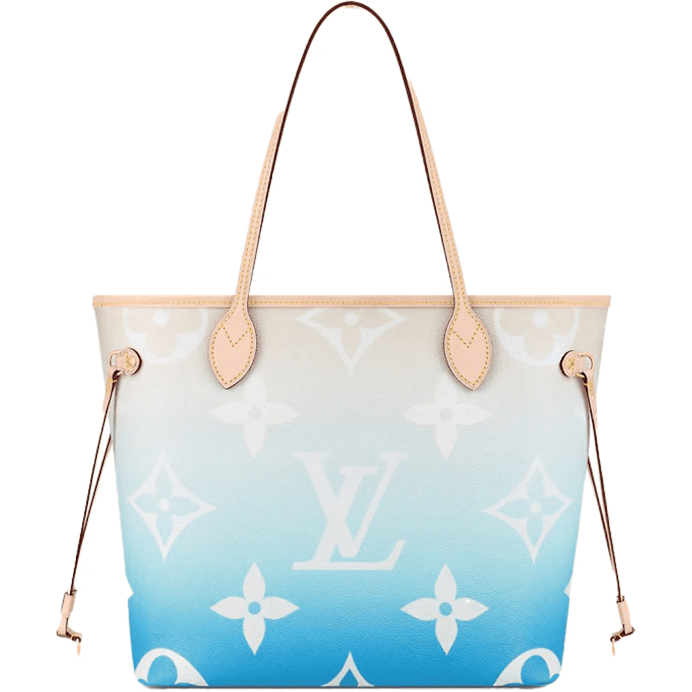 Louis Vuitton Neverfull Gradient Pastel MM Blue